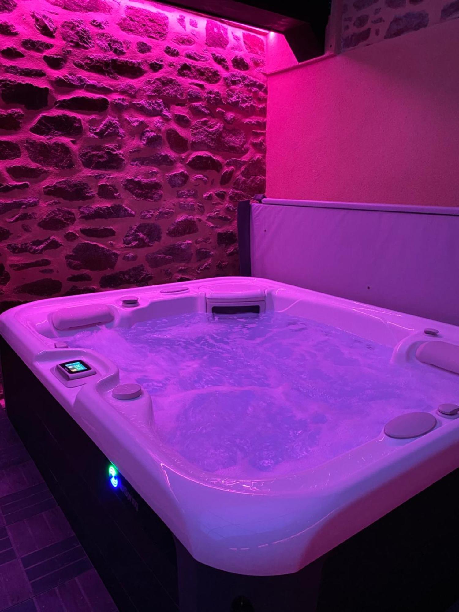 Villa Lily Spa, Chambre D'Hotes Avec Spa Privatif La Vicomté-sur-Rance Exteriör bild